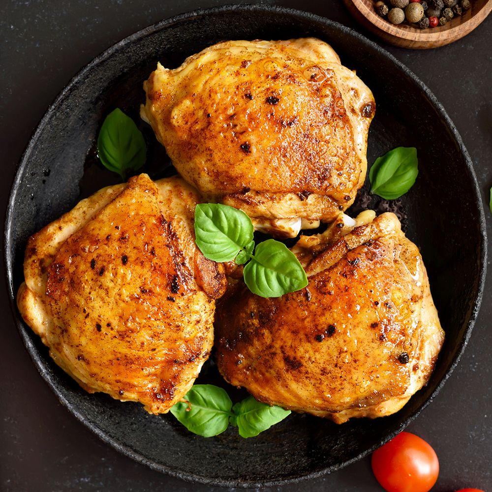 Chicken Thigh Cutlets (Skin On Bone In) (1kg)